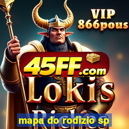 mapa do rodizio sp